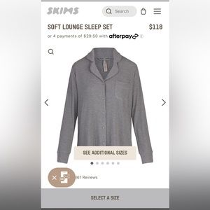 SKIMS Soft Lounge Sleep Shirt